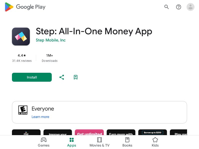 Step - Banking that Builds Credit - CPL - Android (US)