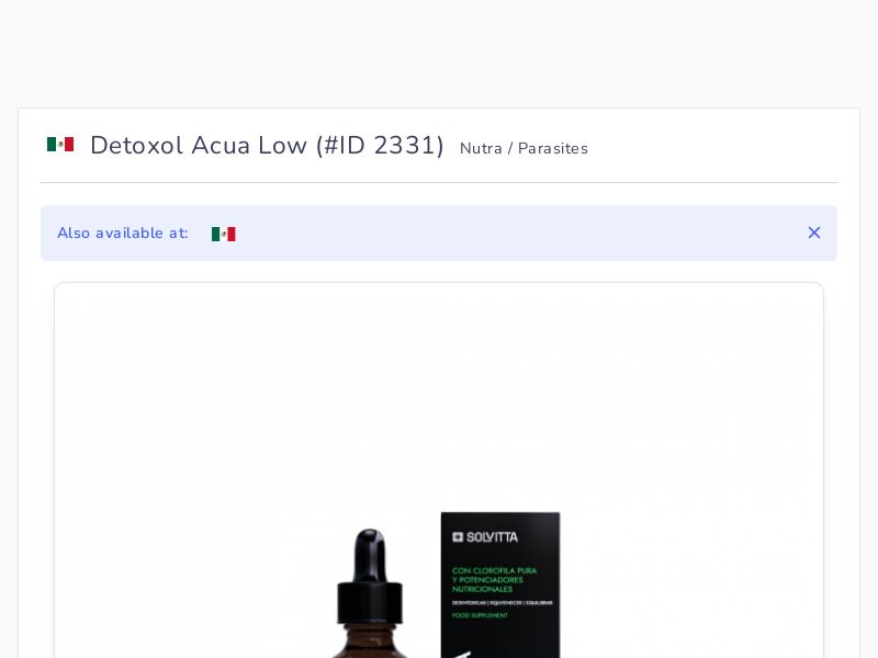 Detoxol Acua Low