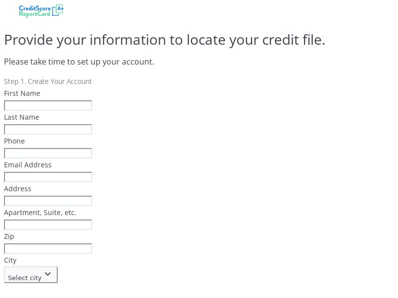 CreditScoreReportCard $1 -(US) 