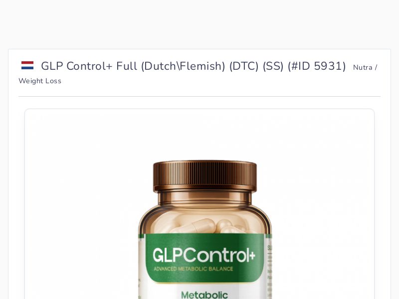 GLP Control+ Full (Dutch\Flemish) (DTC) (SS)