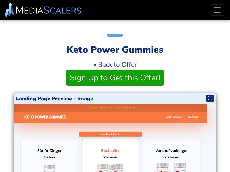 Keto Power Gummies {+DTC} (Event Tracking) [CH]