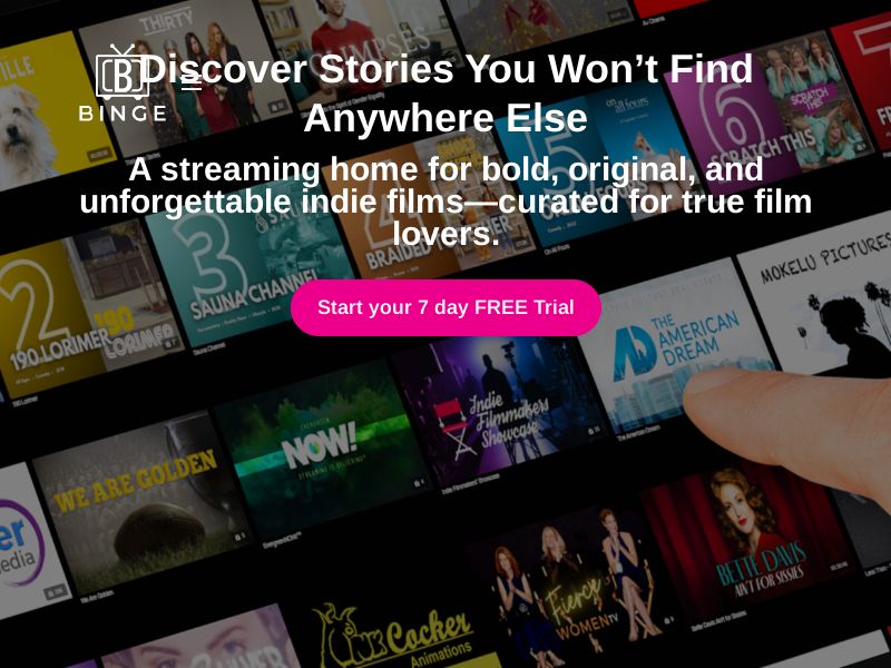 BINGE Movies & TV | Paid Subscription CPA | International
