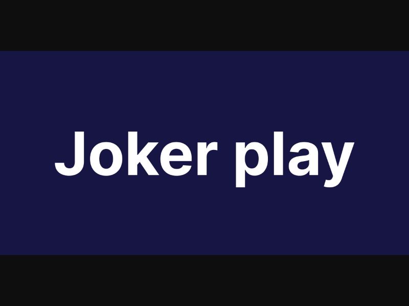 Joker play ZA