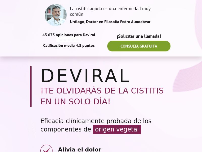Deviral HN - cystitis