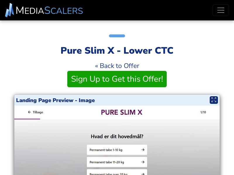 Pure Slim X - Lower CTC (Event Tracking) [DK]