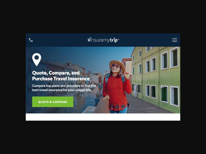 InsureMyTrip.com - Quote Compare - CPL (US)