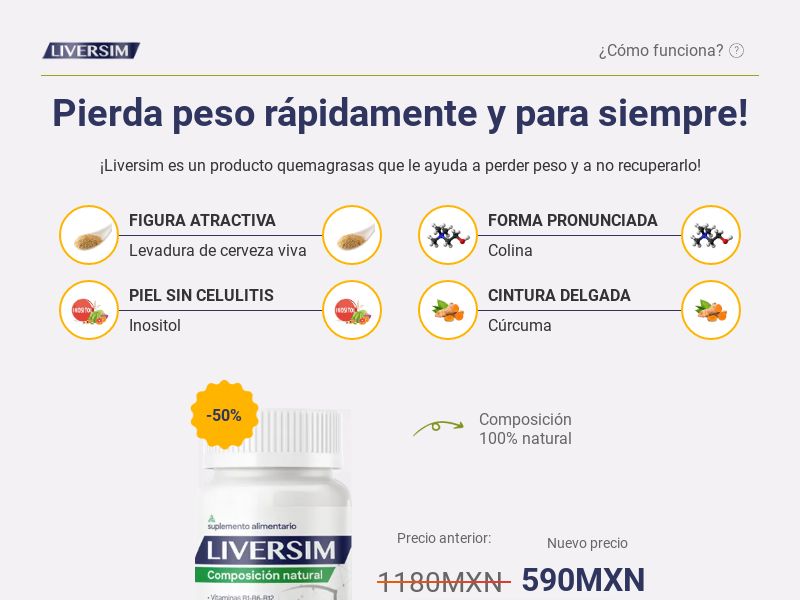 Liversim 590 MXN - WEIGHT LOSS TREATMENT