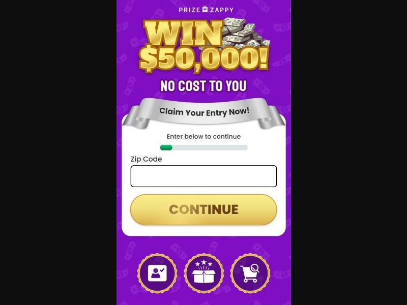 37349 - US - [WEB+MOB] - PriceZappy $50k Giveaway - CPL SOI
