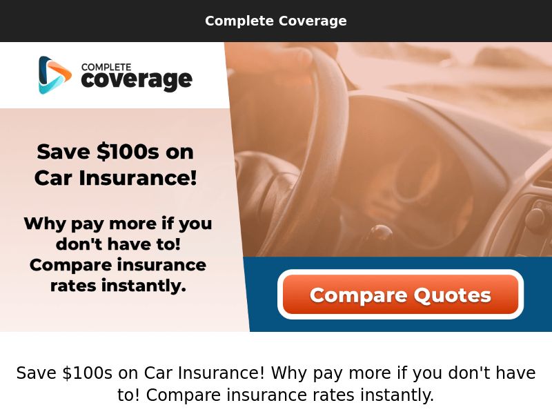 Complete-coverage.com Auto Insurance CPL (Lead Gen) - USA