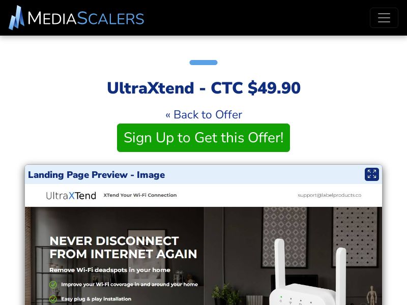 UltraXtend - CTC $49.90 {+Advertorial, DTC, Alt-Landers} (Event Tracking) [US]
