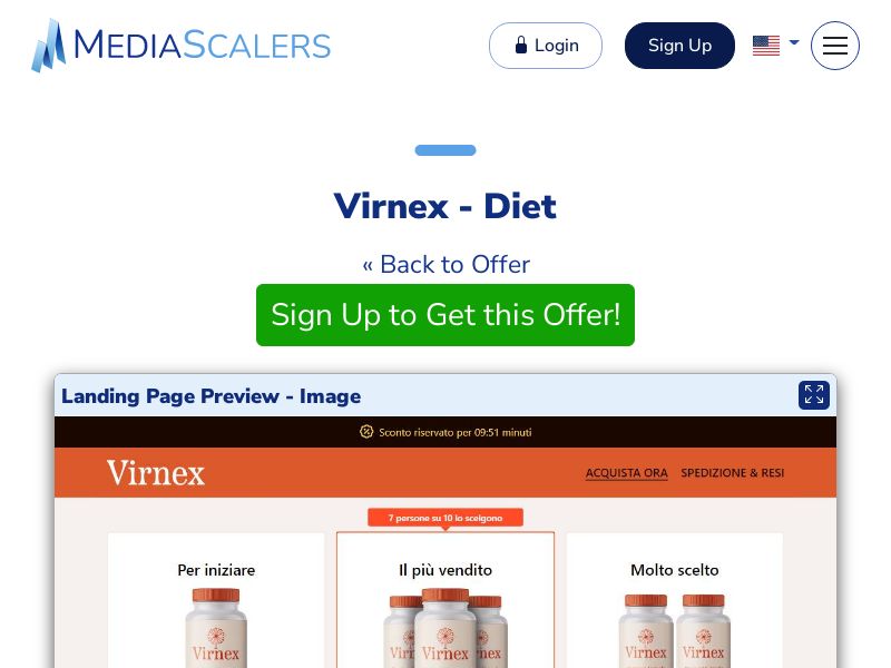 Virnex - Diet {+DTC} (Event Tracking) [IT]