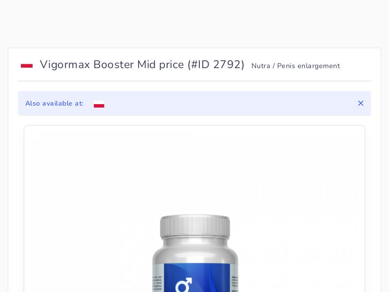 Vigormax Booster Mid price