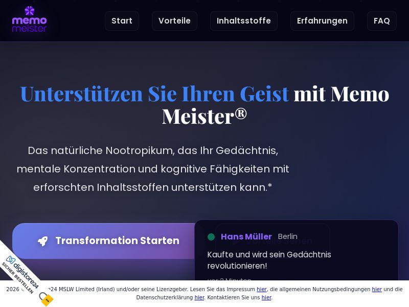 Memo Meister - CPS | DE, AT, CH