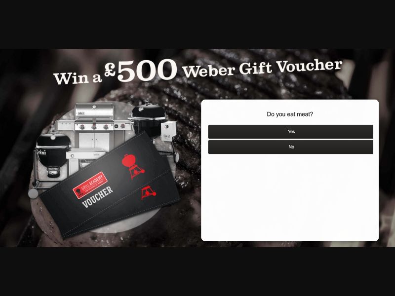UK - Quiztionnaire - Weber Barbeque Giftcard - (CPL)