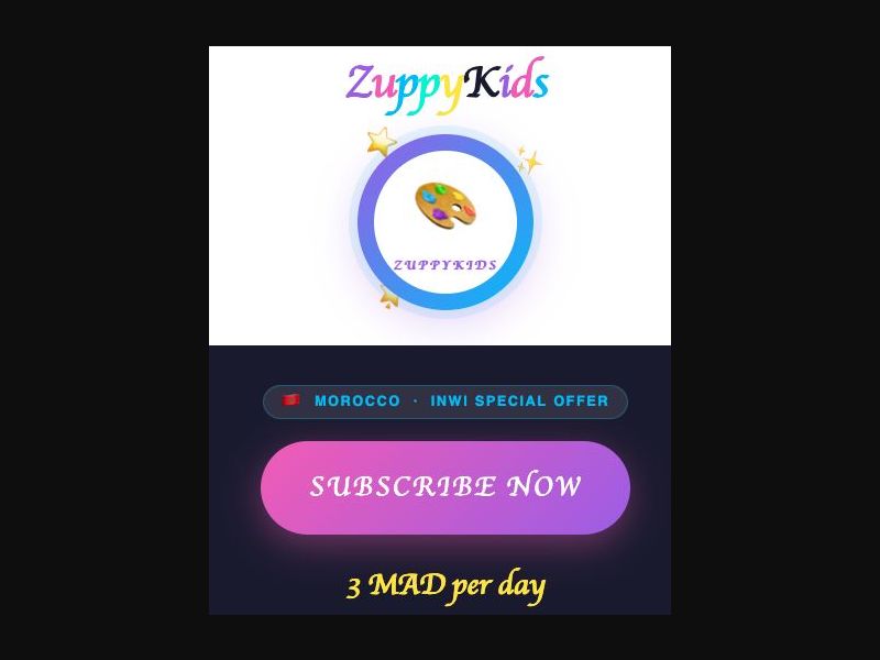 38380 - MA - [MOB] - Zuppy Kids - Inwi - 2 Click