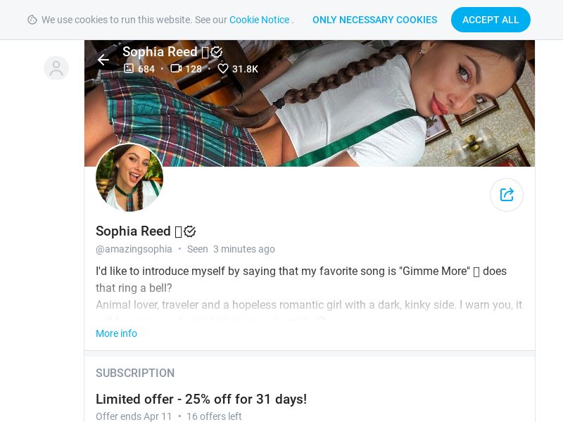 OnlyFans - Sophia Rose