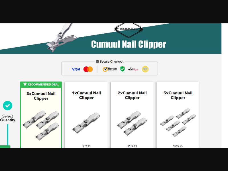 [WEB+MOB] Cumuul Nail Clipper- CTC $39.99 /US/CA/AU CPS