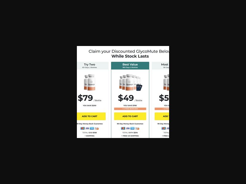 ! NEW OFFER - GlycoMute Blood Sugar - DTC & VSL [US,UK,DE,FR,DK+] (Social,Banner,Native,Push,Search,Brand Bidding) - CPA