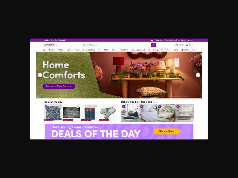 Wayfair - Online Furniture Store - RevShare (UK)