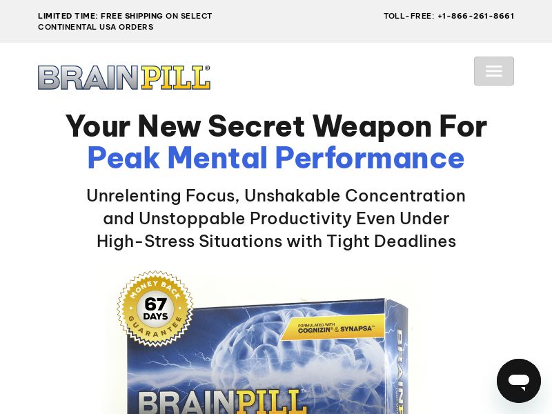 BrainPill - Revshare - Responsive