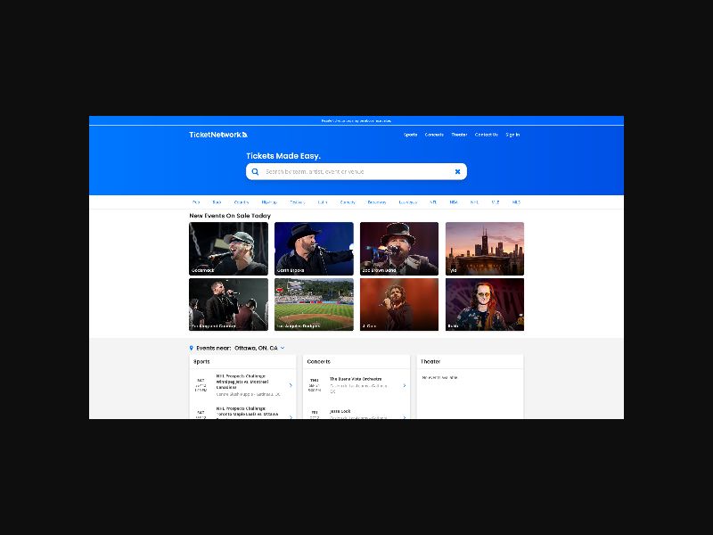 TicketNetwork - Event Tickets - RevShare (US,CA,UK + more)