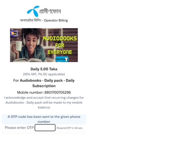 AudioBooks4All Grameenphone