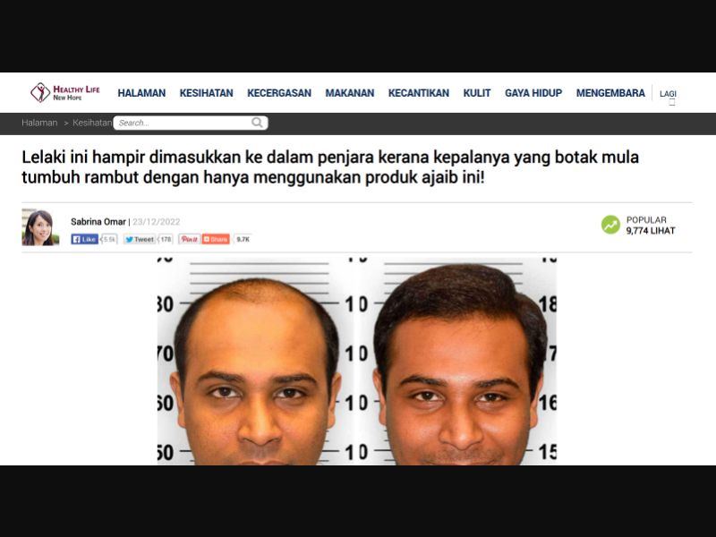 [WEB+MOB] VitaHairDuo /MY [COD]