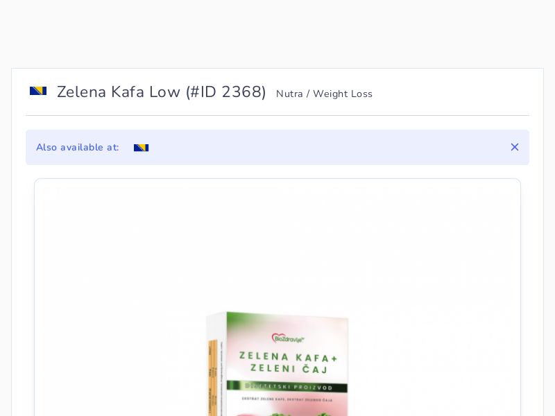 Zelena Kafa Low