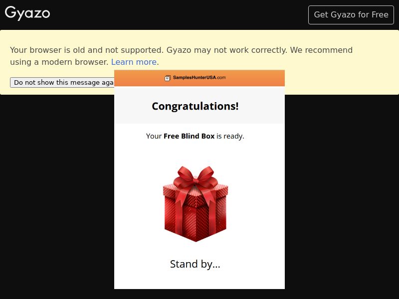 FreesamplesProUsa - Blindbox - SOI | US