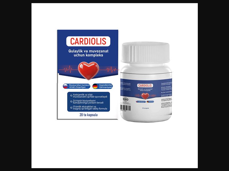 Cardiolis - capsules for hypertension | free II