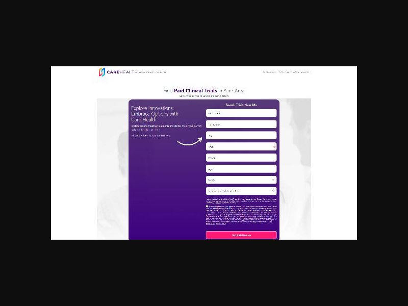 Care Health Source - Clinical Trials - CPA (US)