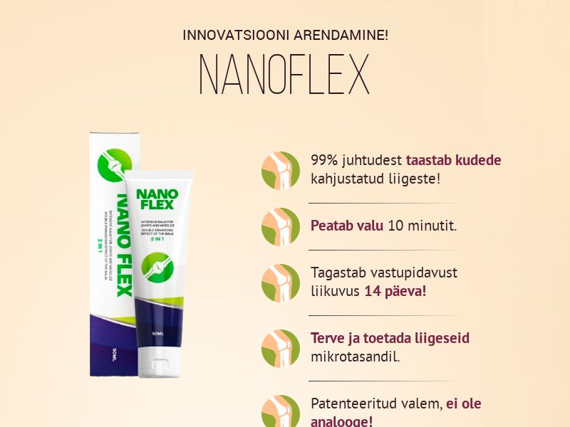 NanoFlex balm 50 ml free EE - ARTHRITIS PRODUCT