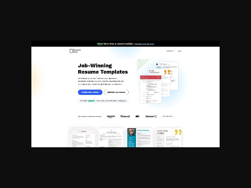 ResumeNow - Custom Templates - CPS (UK,US,CA)