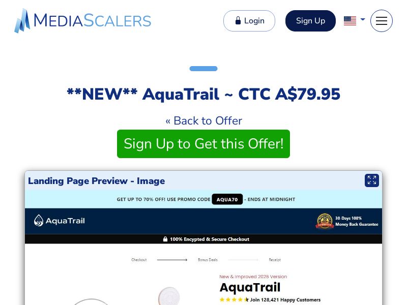 AquaTrail ~ CTC A$79.95 {+DTC, Alt-Landers} (Event Tracking) [AU]