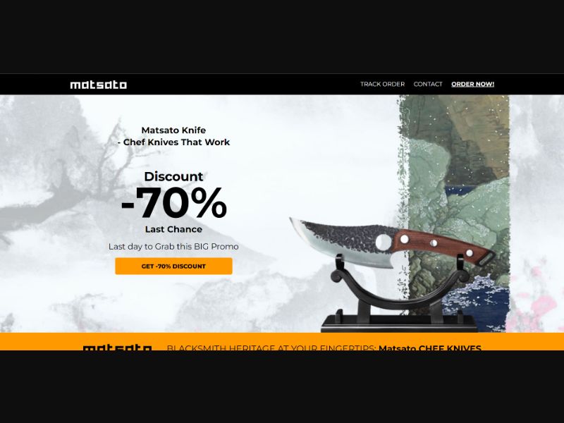 [WEB+MOB] Matsato - A Chef Knife /International (50 GEOs) CPS ★Top