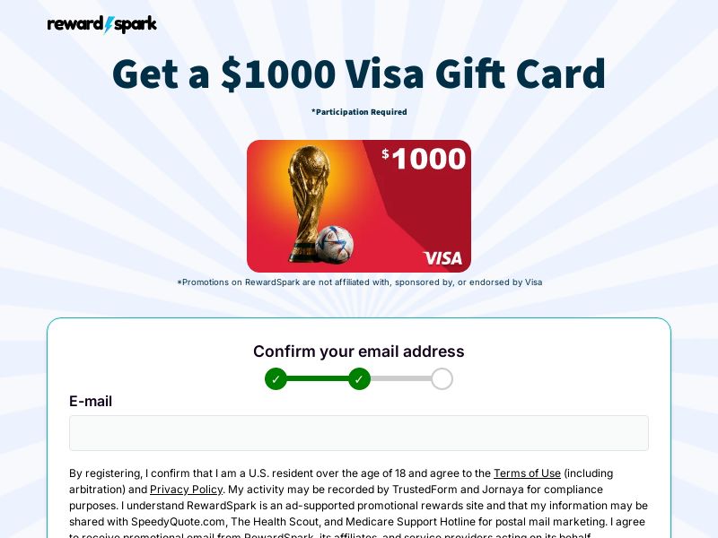 Win $1000 World-Cup Visa Card | US