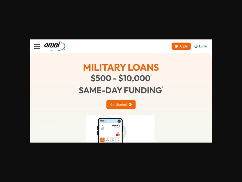 Omni Financial - Military Personal Loans - CPA (US)