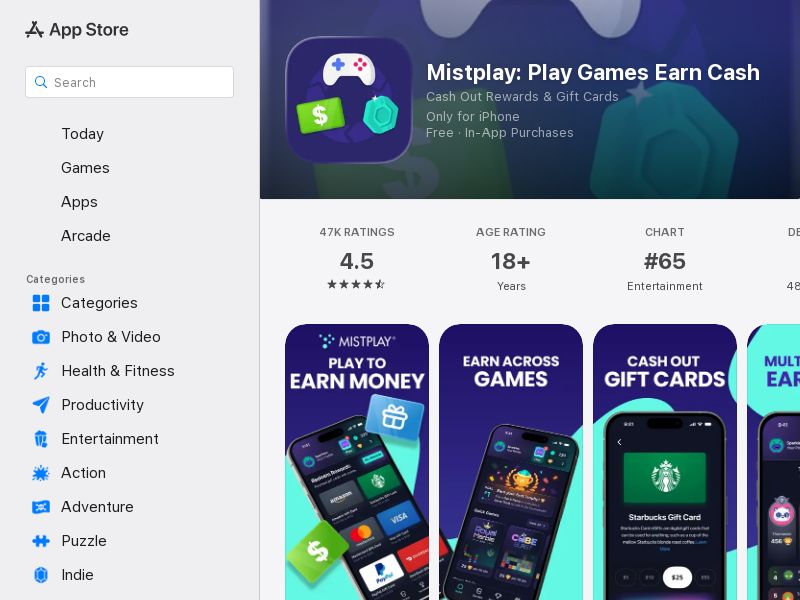 Mistplay - US - CPI - iOS - Content, social, Influencers - Preapproval required