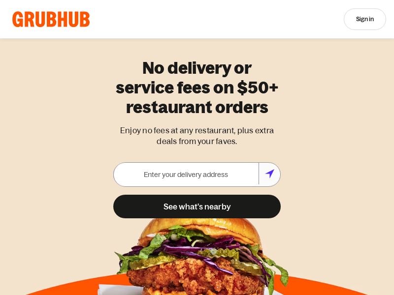 Grubhub - Online Food Order & Delivery
