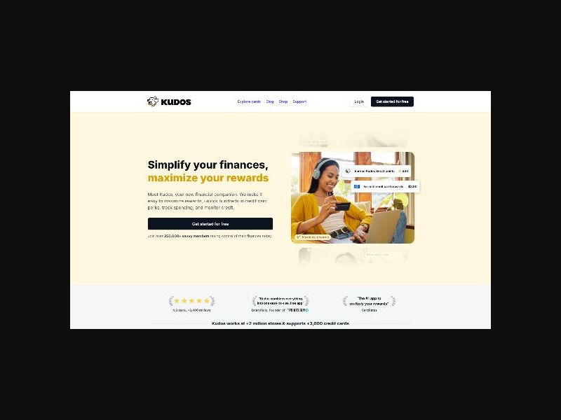 Kudos - Shopping Rewards - CPA (US)