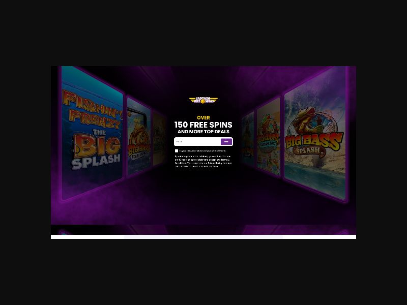 Captain Free Spins - Casino Offers - CPL (UK)