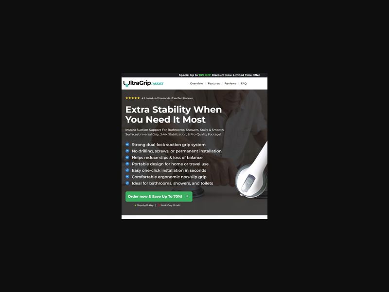 ! NEW OFFER - UltraGrip Assist [US] (Social,Banner,Native,Push,SEO,Search,Brand Bidding) - CPA