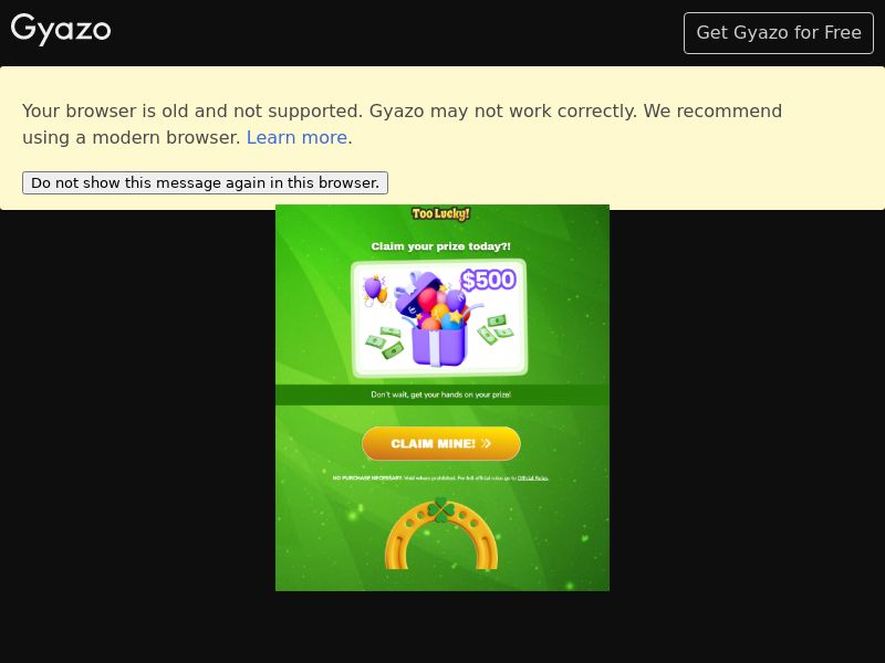 TooLucky $500 MysteryBox SOI [US]