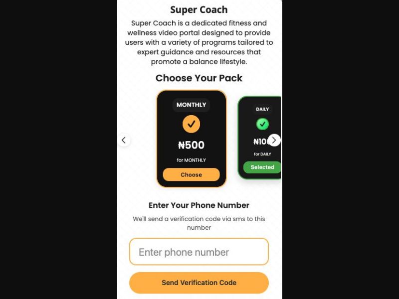 38810 - NG - [MOB] - Super Coach (Mfilter) - MTN - 1 Click