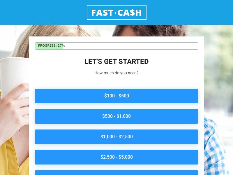 Fast Cash Online - Loans up to $50k - RevShare (US)