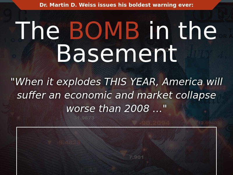 Safe Money Report (Health Bomb) - CPA