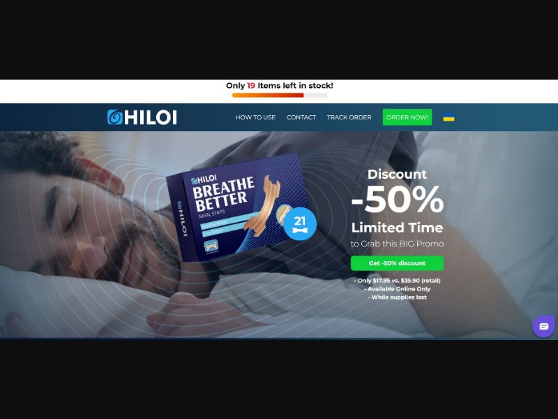 [WEB+MOB] Hiloi - Nasal Strips /International (46 GEOs) CPS