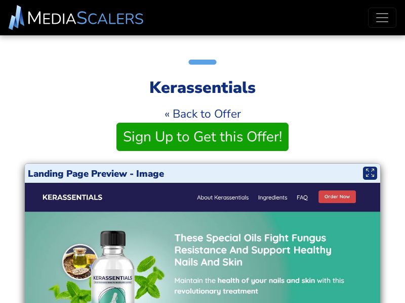 Kerassentials {+DTC, TSL, VSL} [US, CA, AU, UK, NZ, IE]