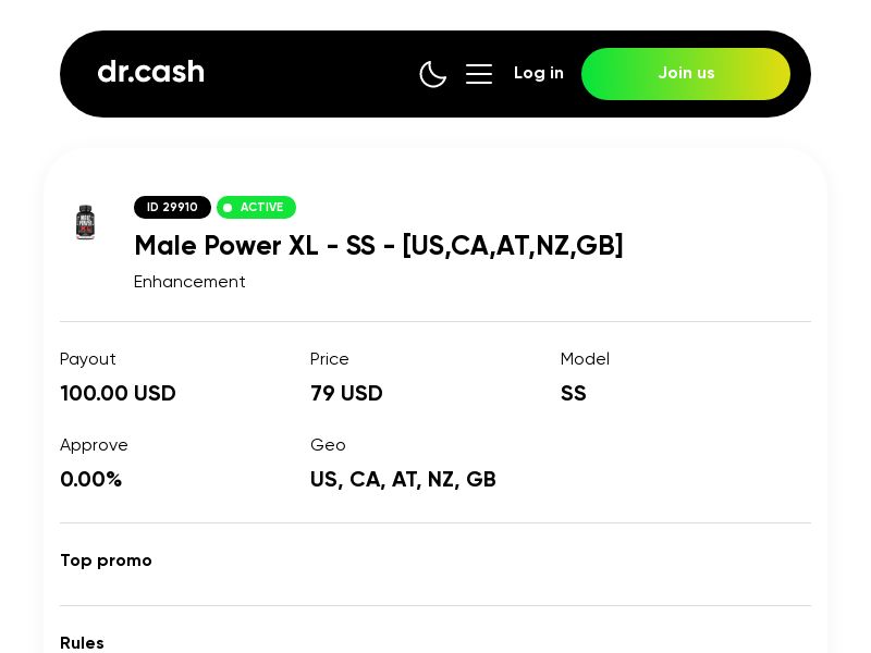 Male Power XL