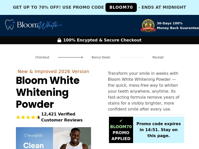 Bloom White Whitening Powder SS - US